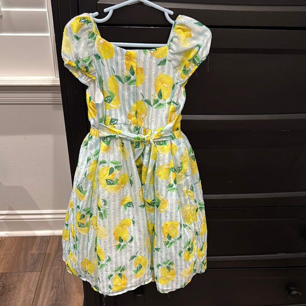 Kids Lemon Print Dress